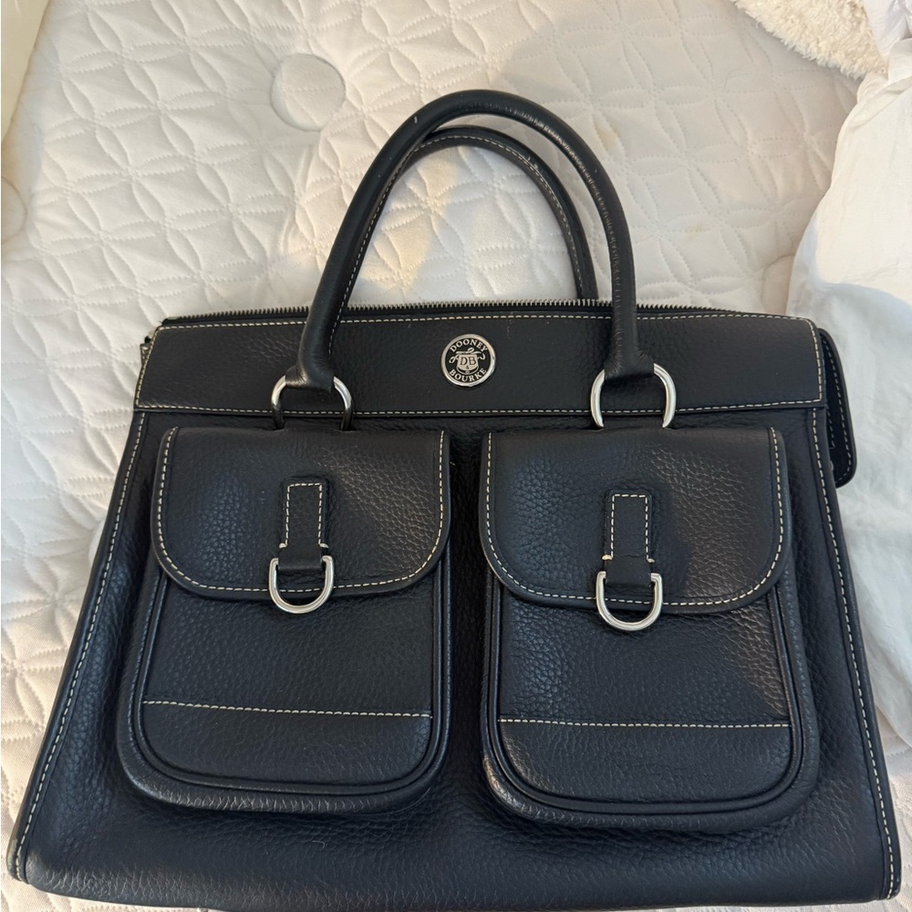 Dooney & Bourke Black Leather Tote